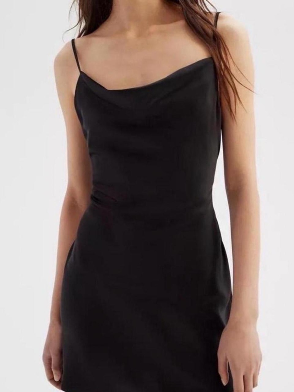 Urban Outfitters Mallory Satin Slip Dress with Spaghetti Straps